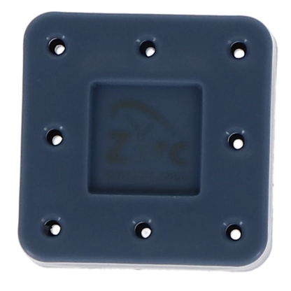 Zirc - Bur Block 8 Hole Blue
