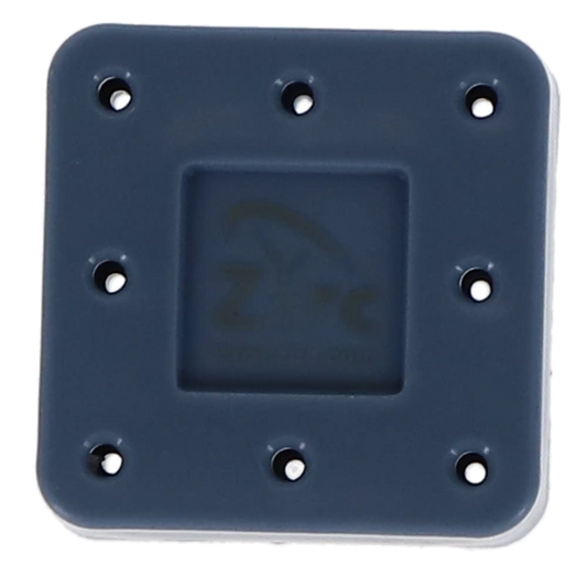 Zirc - Bur Block 8 Hole Blue