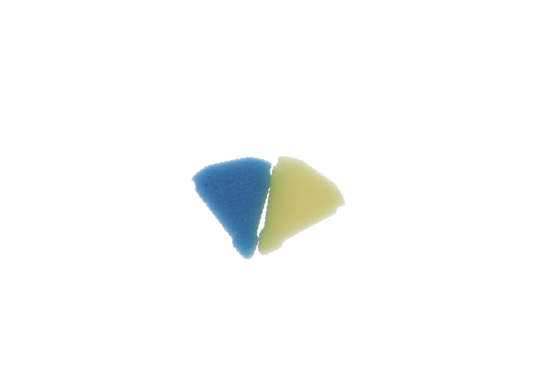 Endoring Foam Inserts - 48pk - Blue Yellow