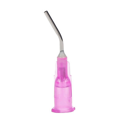 3D - Pre-Bent Applicator Tips 18g Pink 100/Pk