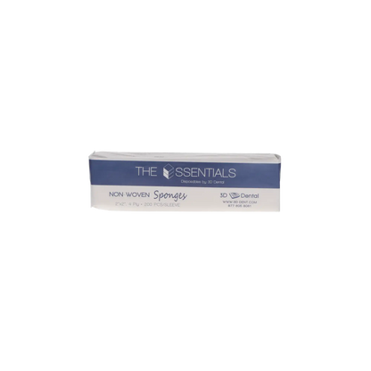3D - Gauze - Non-Woven, 2 x 2  N/S 4-Ply - 5000/Cs