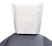 3D - Disposable Headrest Covers 10 x 10 White
