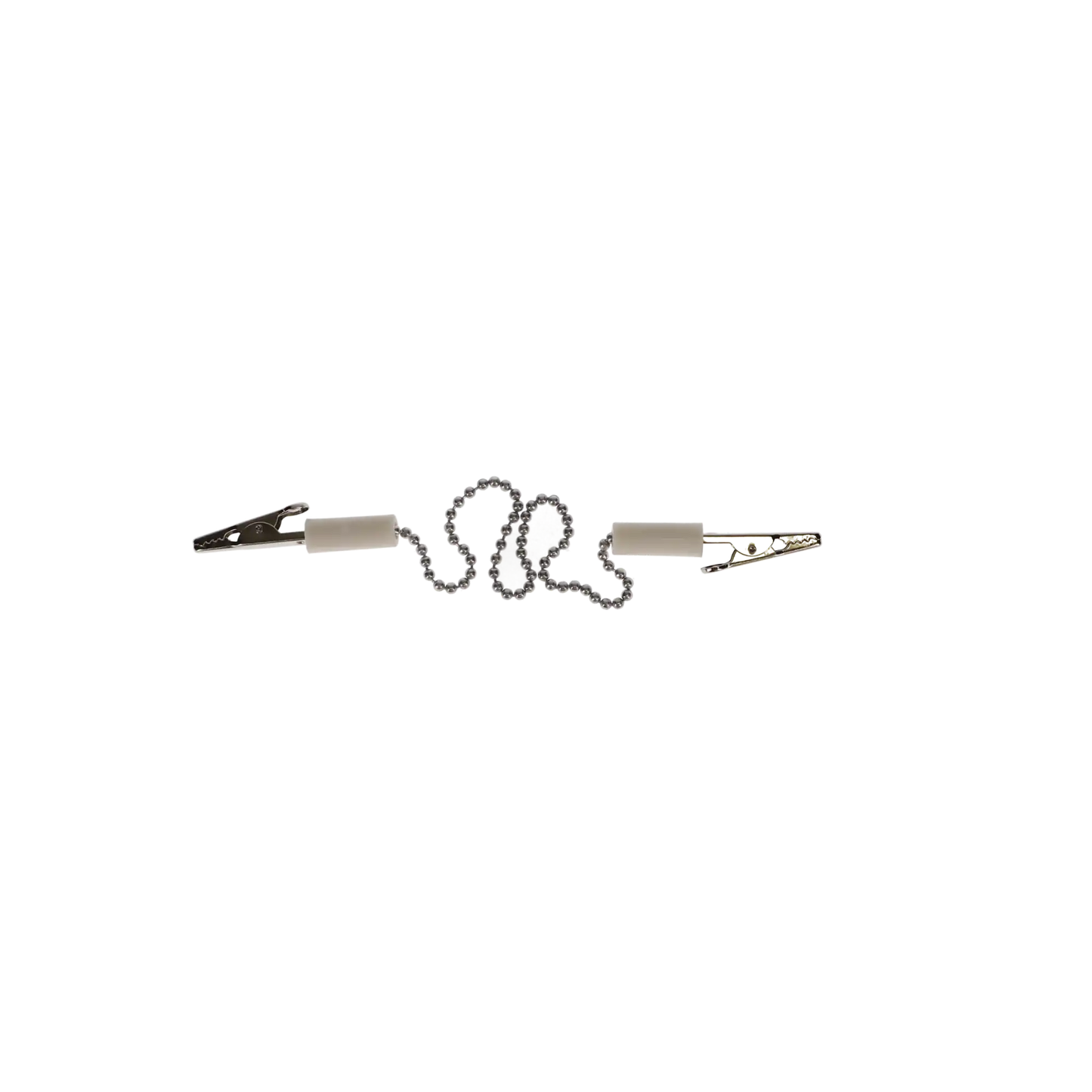 3D - Bib Clip 3/Pk Chain White