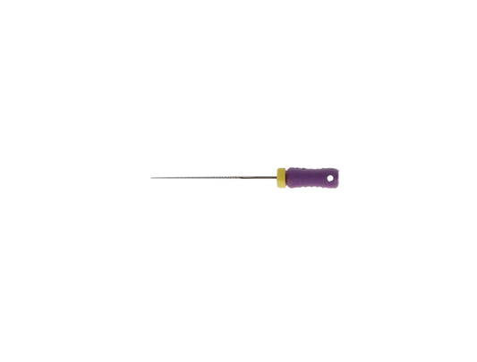 HSB - K-File, Stainless Steel, 25 mm, # 10, Purple, 6/Pk