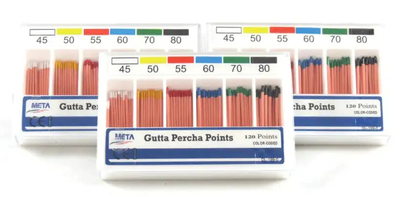 3D - Gutta Percha Points Box/120 Vial Pack #20