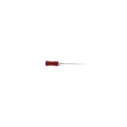 HSB - Hedstrom Files, Stainless Steel, 21 mm, # 25, Red, 6/Pk