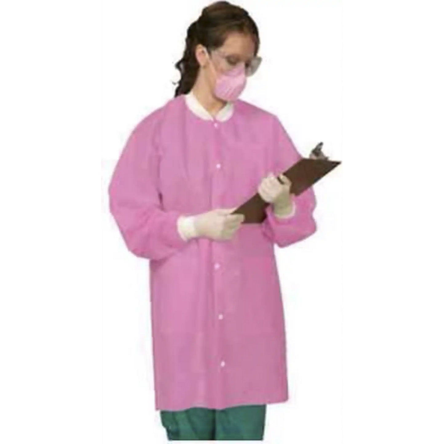 3D - Lab Coat Pink - Medium 10/Bag **Discontinued