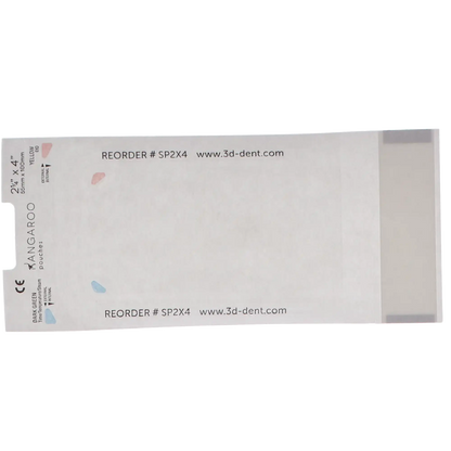 3D - Kangaroo Self-Seal Sterilization Pouches 2.25" X 4" 200/Bx