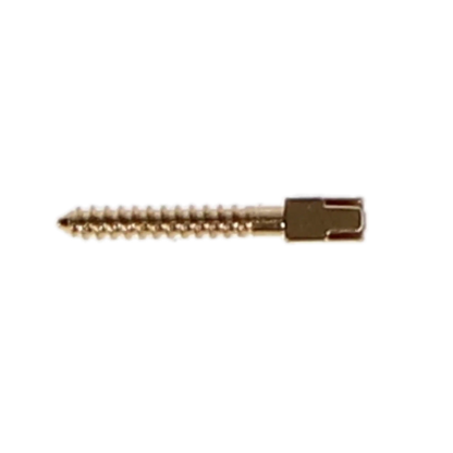 3D - Screw Post Gold Plated - L3