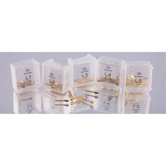 3D - Screw Post Gold Key Set