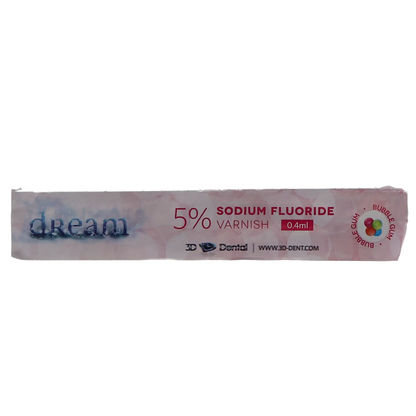 3D - Dream Fluoride Varnish Bubble Gum .40ml Box/50