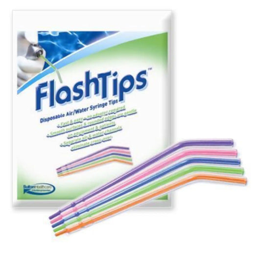 Sultan - FlashTips Air/Water Syringe Tips Assorted Colors 250/Pk