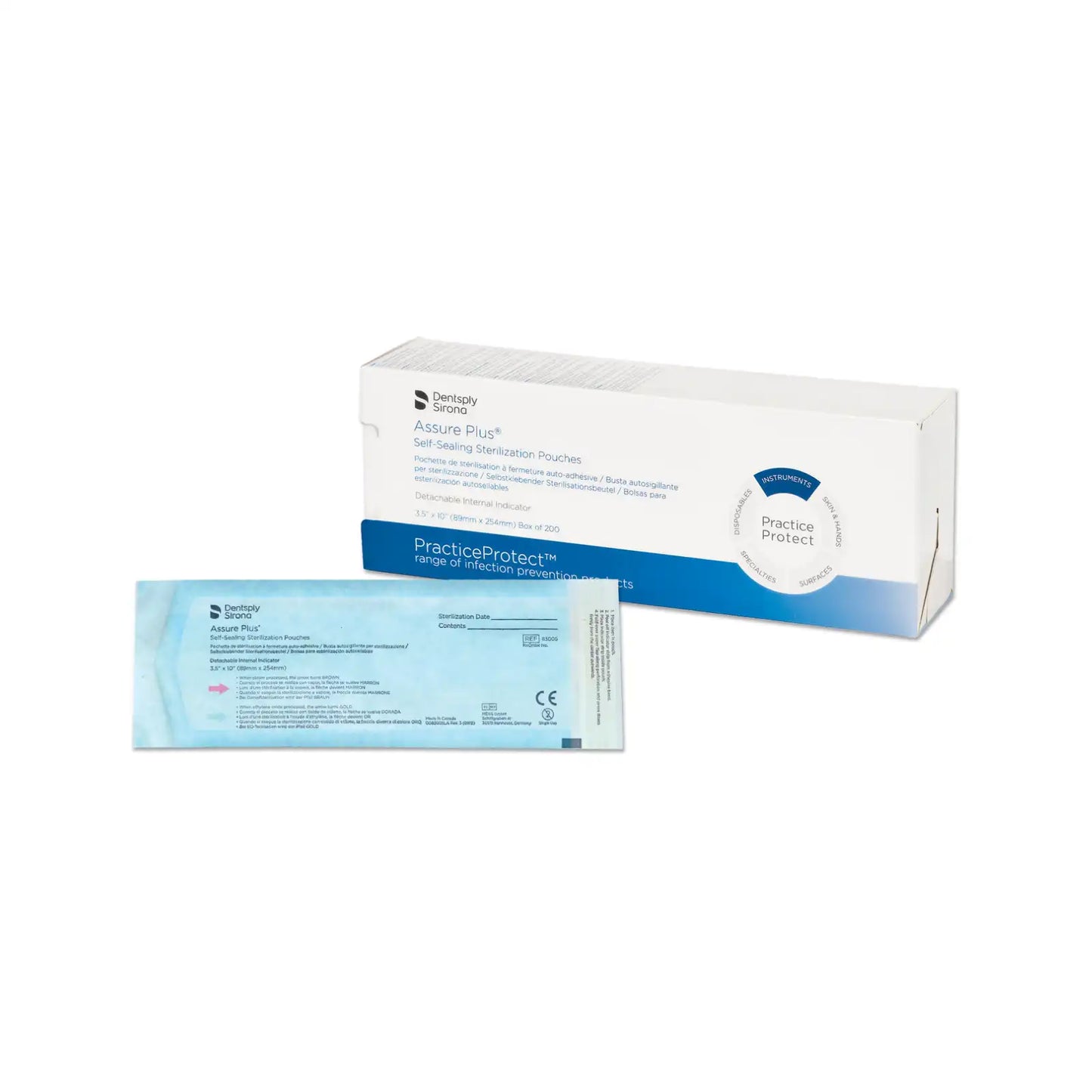 Sultan - Assure Plus Pouches 2.75"x10" 200/Bx