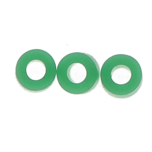 Code Rings Silicone Standard 100/Pk Green