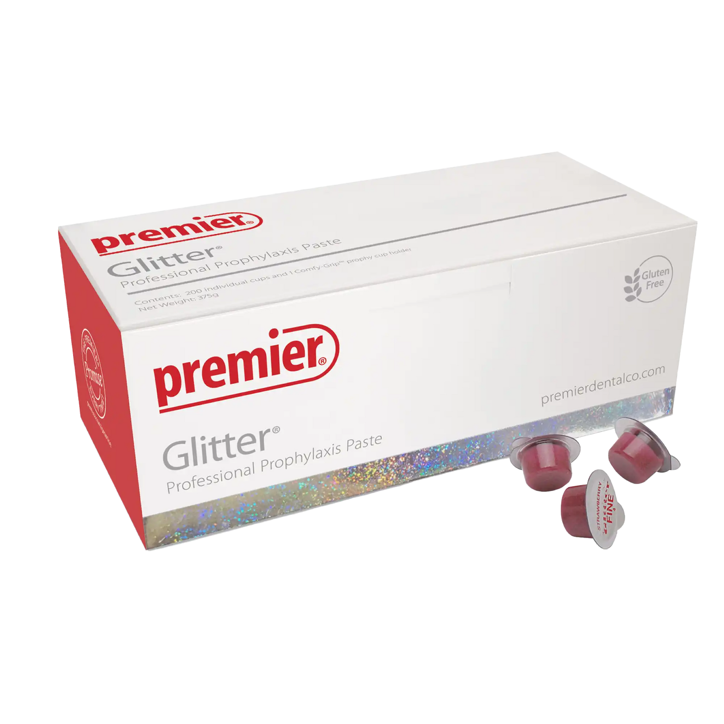 Premier - Glitter - Prophy Paste - Strawberry - Coarse