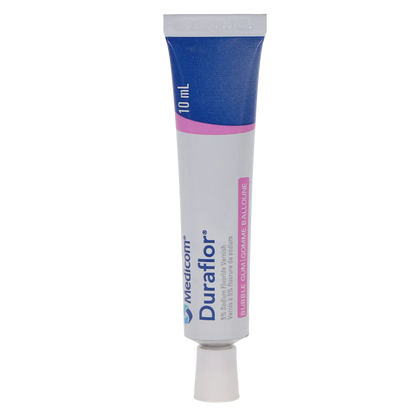 Medicom - Duraflor - Fluo. Varnish - 10ml/Tube - Bubblegum