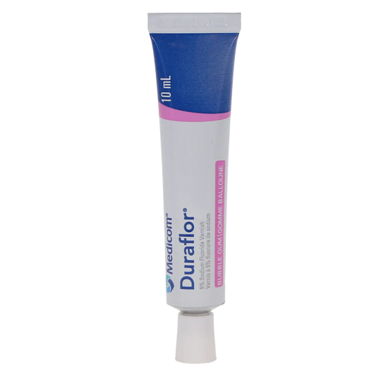 Medicom - Duraflor - Fluo. Varnish - 10ml/Tube - Bubblegum