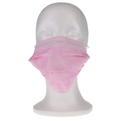 Medicom - Safe-Mask Premier - Elite, Earloop - Pink 50/Bx