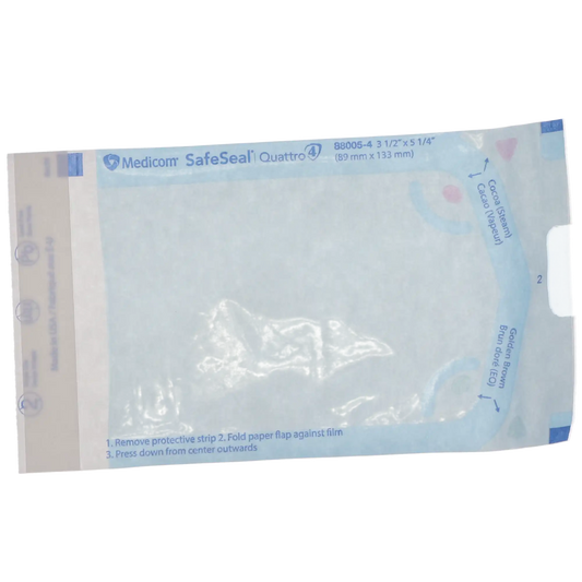Medicom - SafeSeal - Duet Pouch - 3.5 x 5.25 - 200/Bx