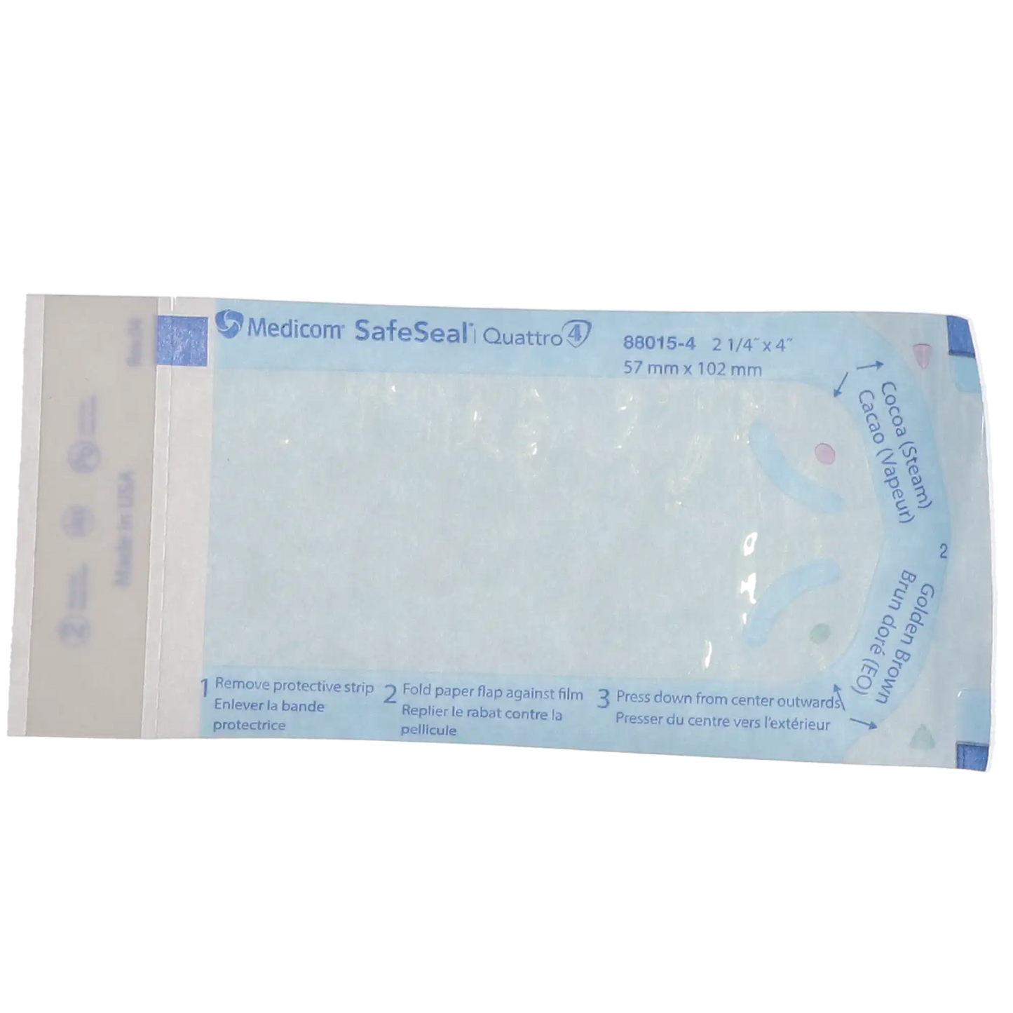 Medicom - SafeSeal - Duet Pouch - 2.25 x 4 - 200/Bx