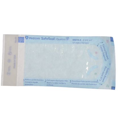 Medicom - SafeSeal - Duet Pouch - 2.25 x 4 - 200/Bx