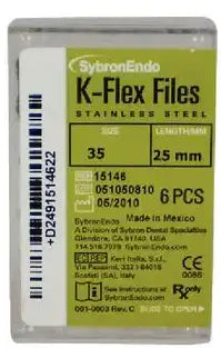 SybronEndo - K-Flex Files 25mm #35 6/Bx