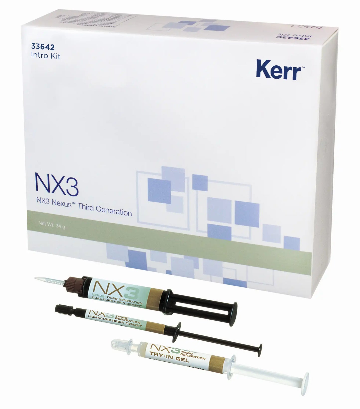 NX3 - Dual-Cure, Syringe, 5g - White