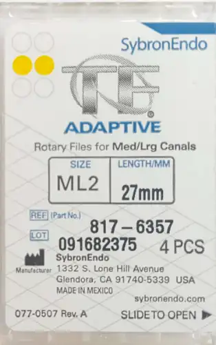 SybronEndo - TF Adaptive Files 27mm ML2 4/Bx