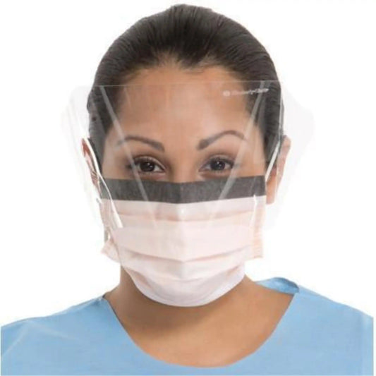 Kimberly Clark - FLUIDSHIELD Level 3 Orange Mask w/SO SOFT Lining & Visor 25/Box