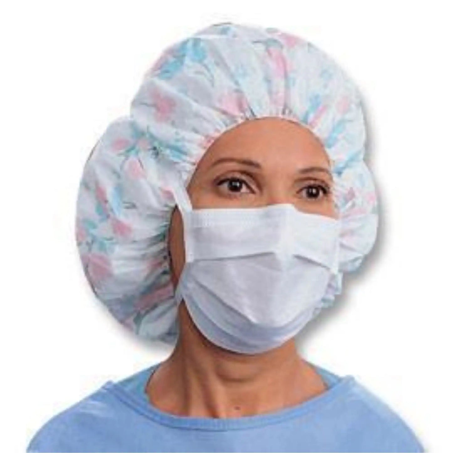 KC - SoSoft Procedure Mask - Anti-Fog, Pleat-Style with Earloops, White, 3-Layer
