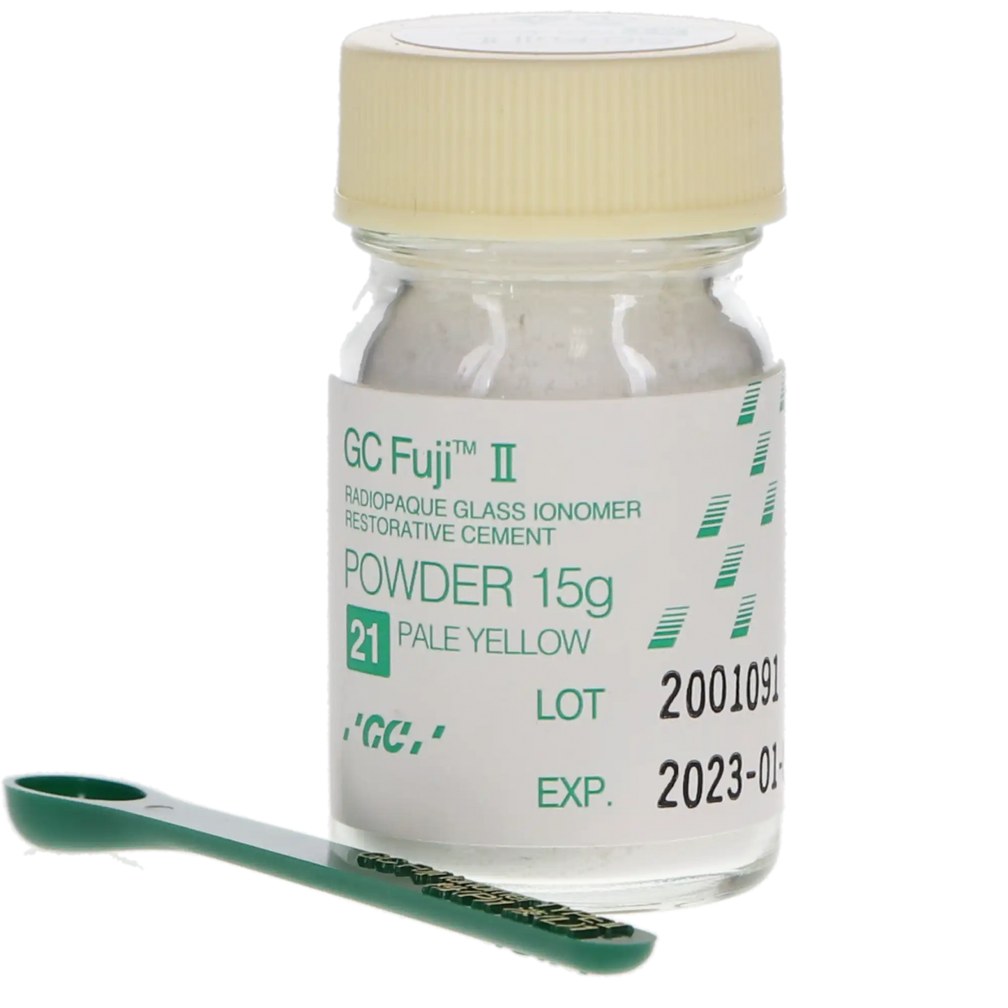 Fuji II Powder #21 Pale Yellow 15gm/Ea