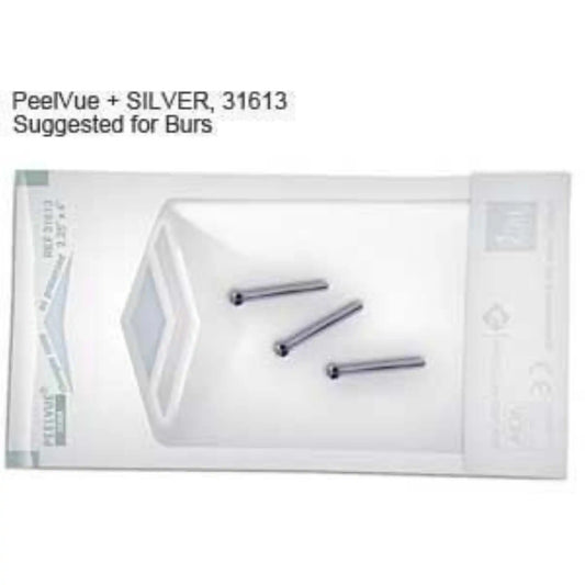 PeelVue+ Pouch 2.25x4 Silver 200/Bx