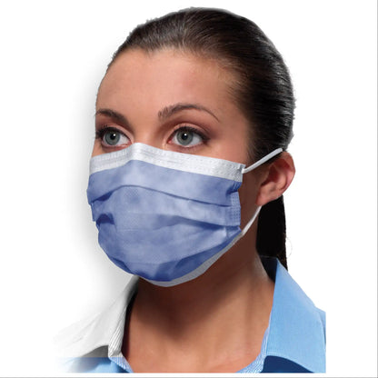 Crosstex - Isofluid Earloop Masks Lavender 50/Bx - ASTM 1