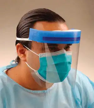 Crosstex - Face Shield - Face Mask Elastic Headband - 24-box - Clear