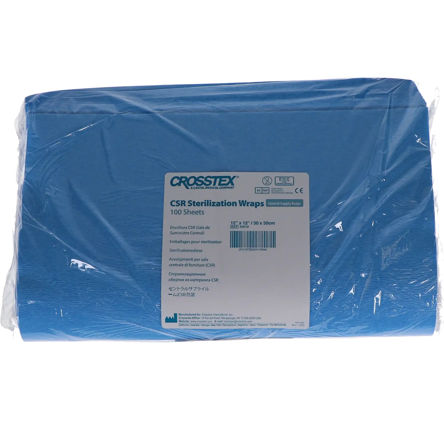 Crosstex - CSR Sterilization Wrap - 12x12 - 1000/Bx