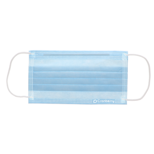 Cranberry S3 - C2 Face Masks, 50/Bx - Blue