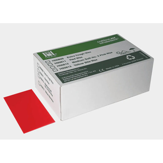 Coltene - Hygenic Base Plate Wax - Red, 5 Lb. Box