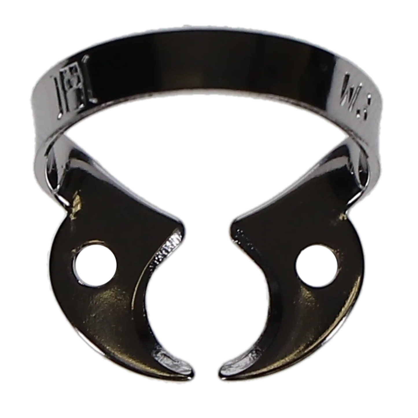 Coltene - Hygenic #W3 Wingless Flat Jawed for Small Molars Metal Rubber Dam Clamp, Single