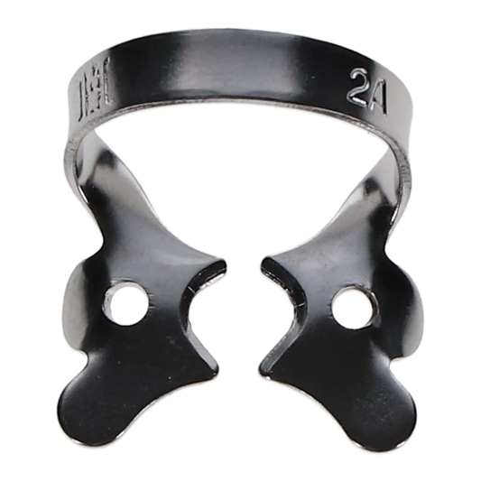 Coltene - Hygenic #2A Winged Premolars and Upper Incisors Metal Rubber Dam Clamp, Single