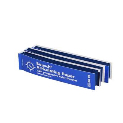 Bausch - Articulating Paper Straight Booklets Blue 300/pk