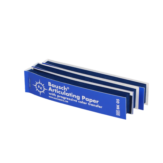 Bausch - Articulating Paper Straight Booklets Blue 300/pk