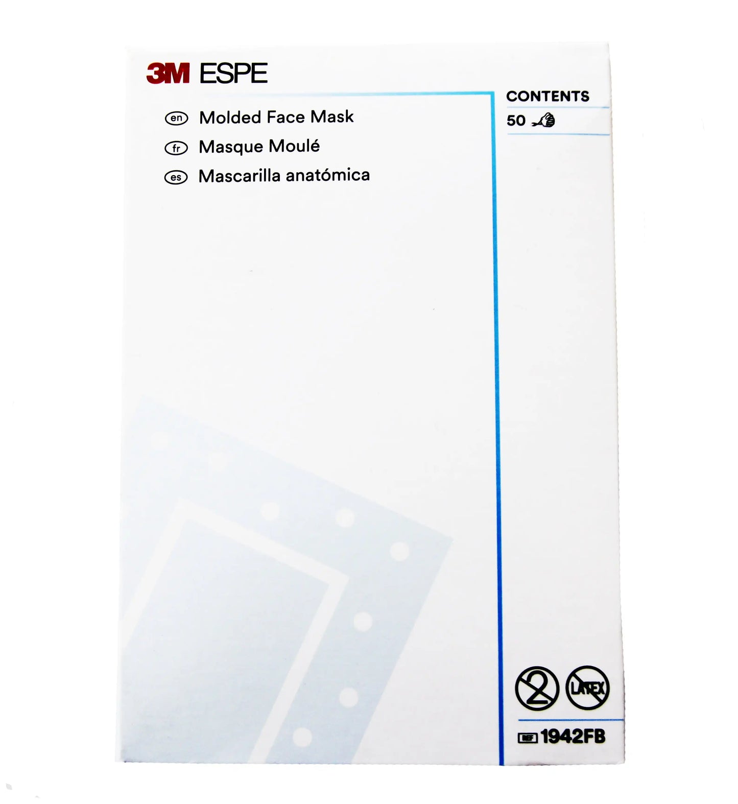 3M - Face Masks - Molded - Blue
