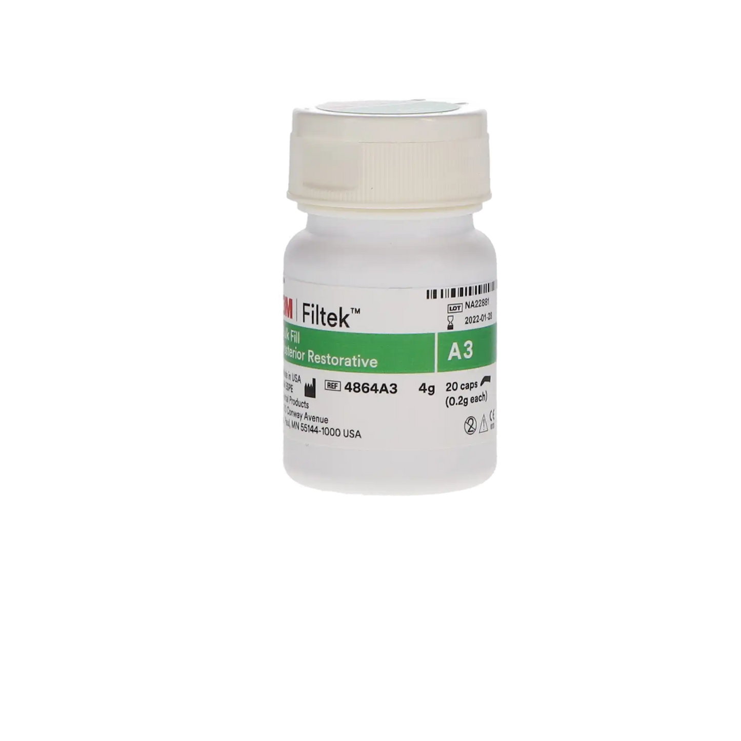 Filtek Bulk Fill Posterior Capsules 20/PK A3