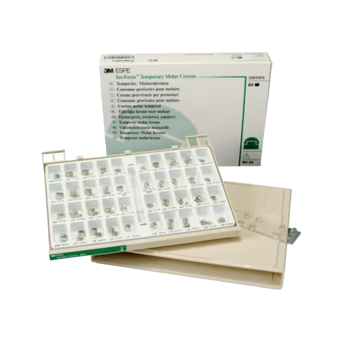 Iso-Form Crowns Molar Set 64/Pk
