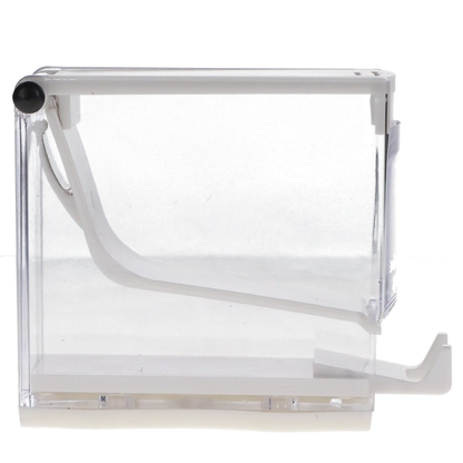 3D - Cotton Roll Dispenser Push White