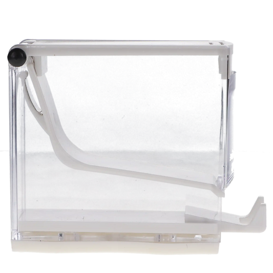 3D - Cotton Roll Dispenser Push White