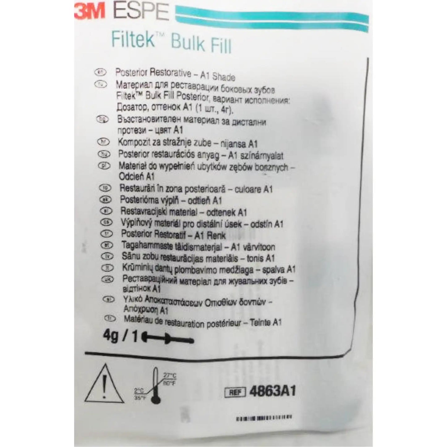 Filtek Bulk Fill Posterior Syringe 4gm A1