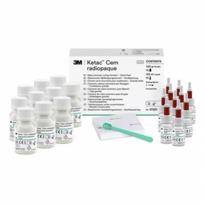 Ketac Cem - Giant Pack 10x33gm Powder & 10x12ml Liquid