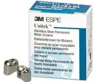 Unitek Crowns SS Perm Molar Set 80/Bx