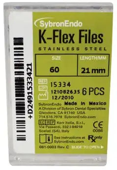 SybronEndo - K-Flex Files 21mm #60 6/Bx